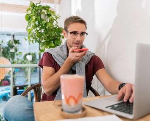 Man writing about nutritional help