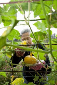 Older Adult with Squash