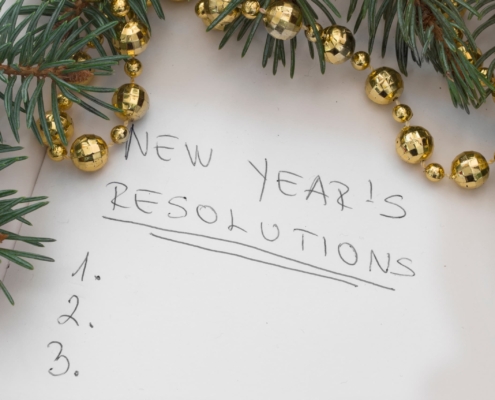 New Year's Resolutions.