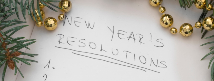 New Year's Resolutions.